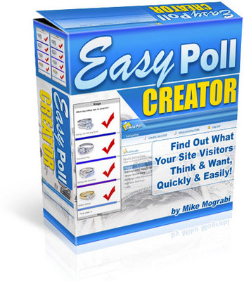 Product picture Easy Poll Creator - Pay Less Get More